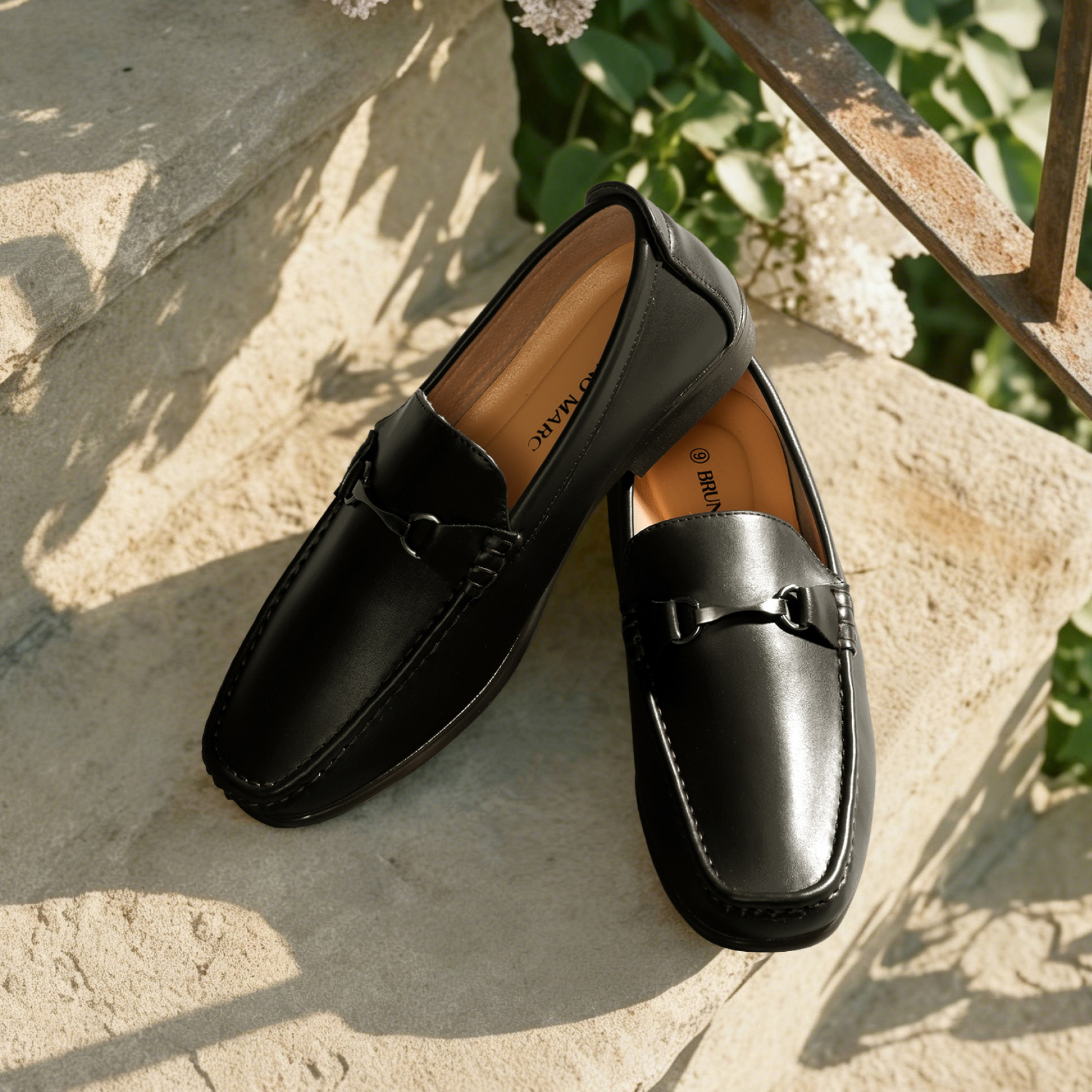 Leather Dress Shoes Bruno Marc Men's Shoes Bruno Marc Men S Polished  PU Leather Oxford Shoes
