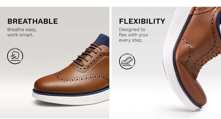 Bruno Marc MaxFlex Suit Craft SBOX2326M-E Kostuumschoenen voor heren, casual veterschoenen, zakelijke sportschoenen, moderne klassieke maat, bruin E, 44 EU