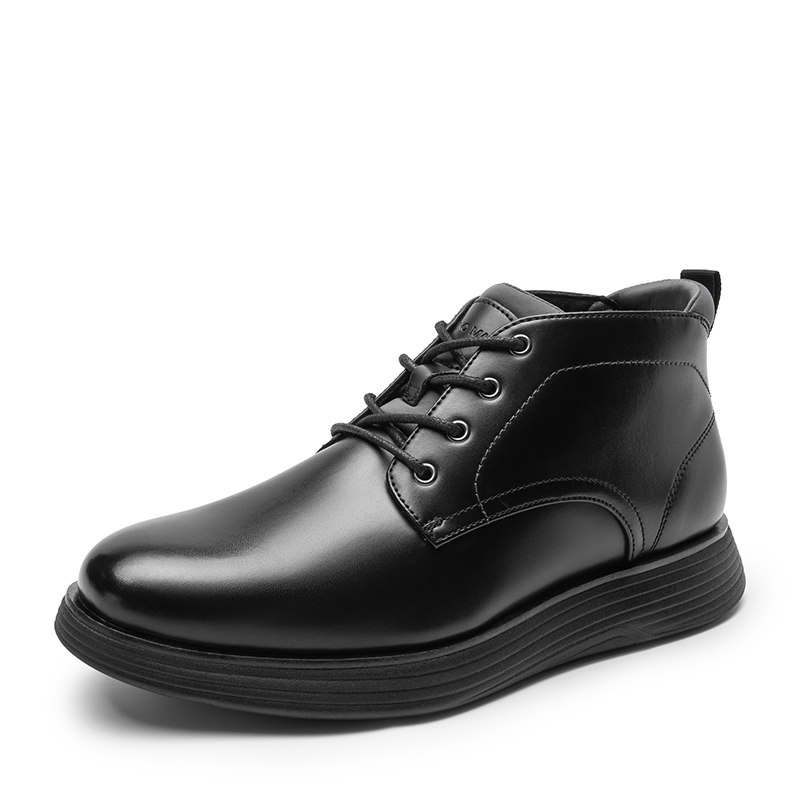 Mens black dress boots hotsell