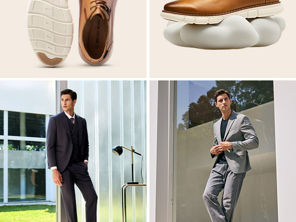Men's Comfortable Casual Dress Shoes -Bruno Marc Men's Comfortable Casual Dress Shoes -Bruno Marc