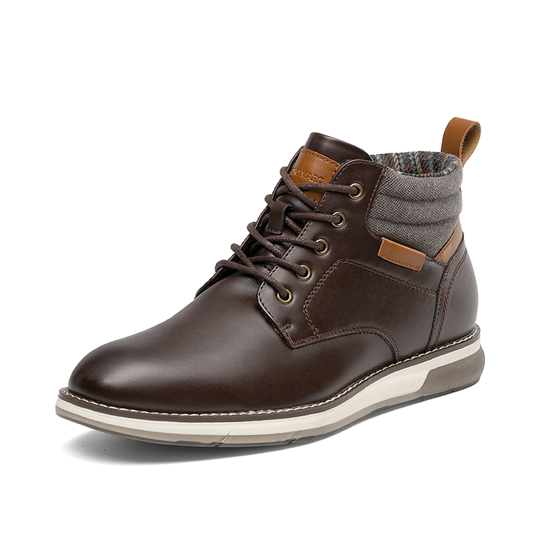 Casual PU Canvas Chukka Boots