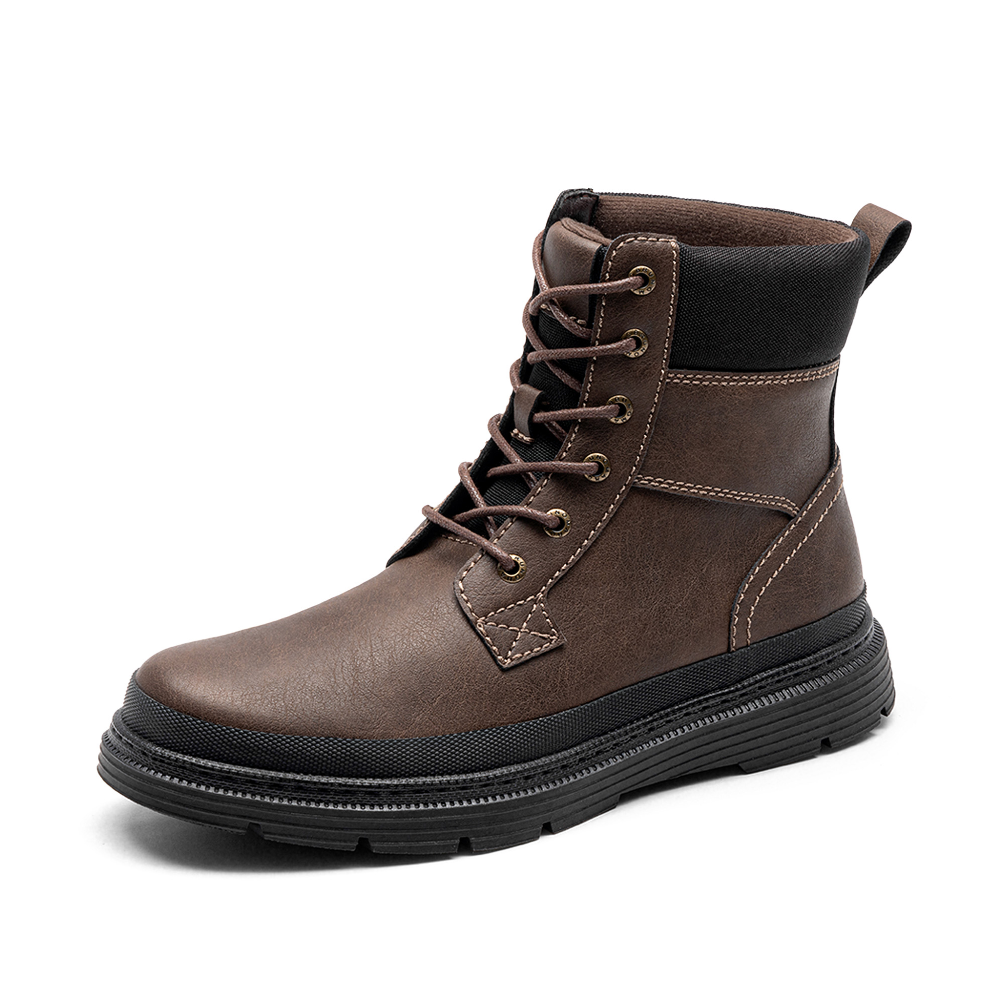 GH Bass & Co Icy T55P Duck Boots Mens 3M Brown Black Leather Lace Up Winter Snow Men main image 4