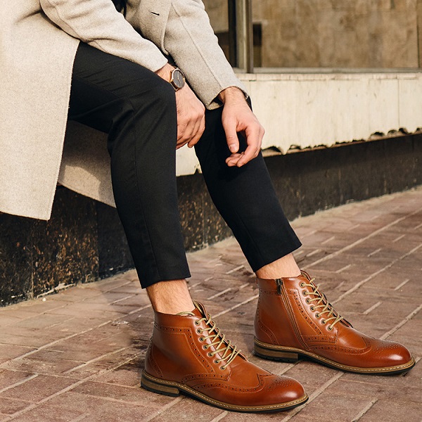 Oxford lace up boots best sale