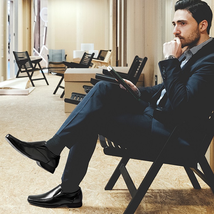 Mens black evening shoes online