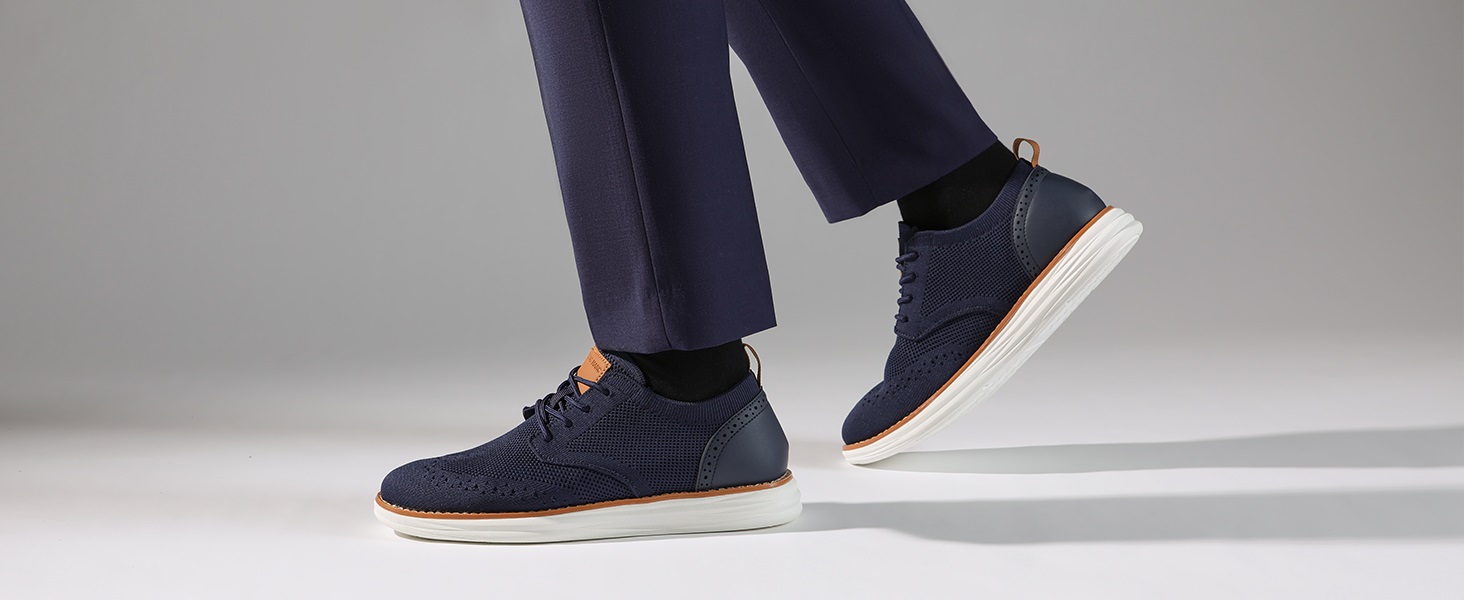 navy blue dress sneakers These 12 Shoe Colors Always Make Navy Blue Dresses Look So Good