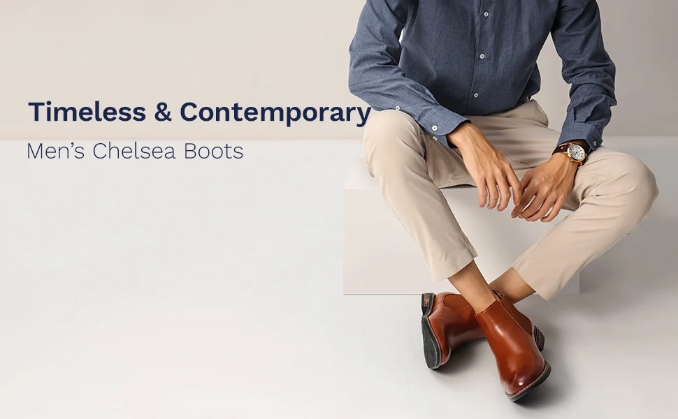 Chelsea boots and chinos best sale