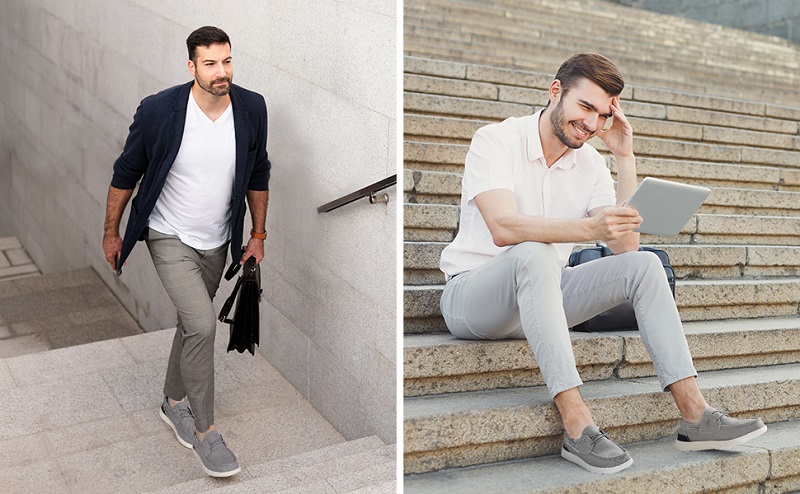 shoes on blazer for men