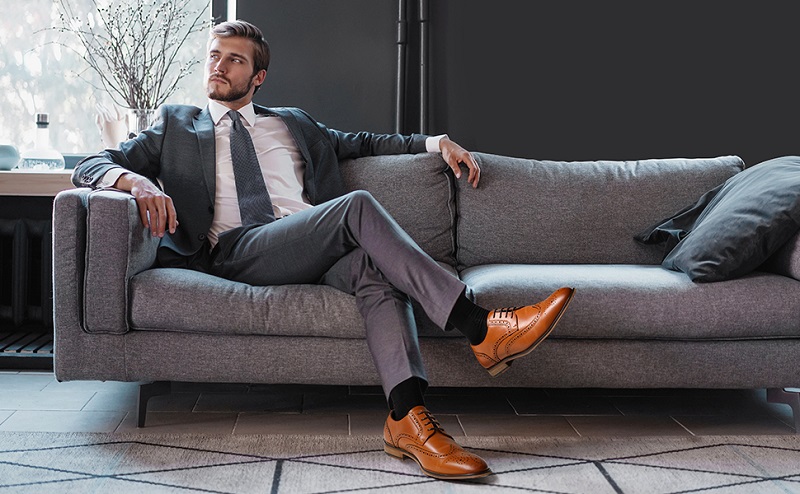 What Color Shoes Match With Grey Suits For Men