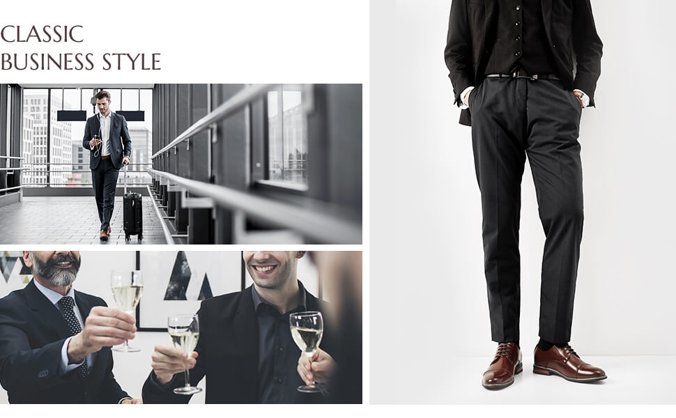 black dress shirt and pants with brown shoes How to Wear Brown Shoes with Black Pants: Men's Style Guide 2025