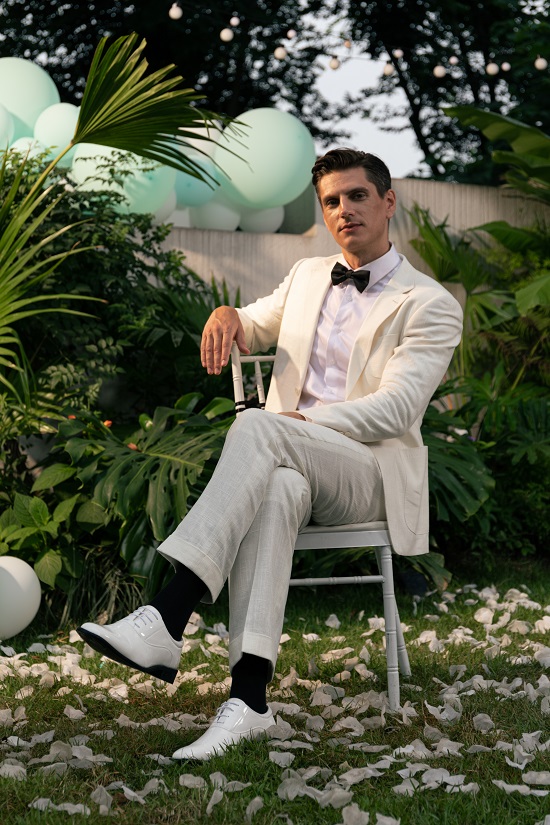 Mens orders white wedding shoes