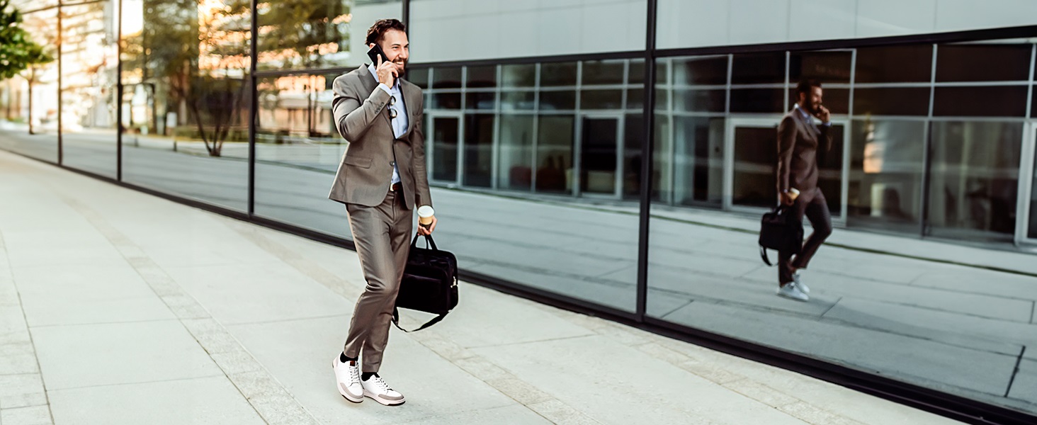 How To Style Men's Sneakers with Grey Dress Pants How To Style Men's Sneakers with Grey Dress Pants
