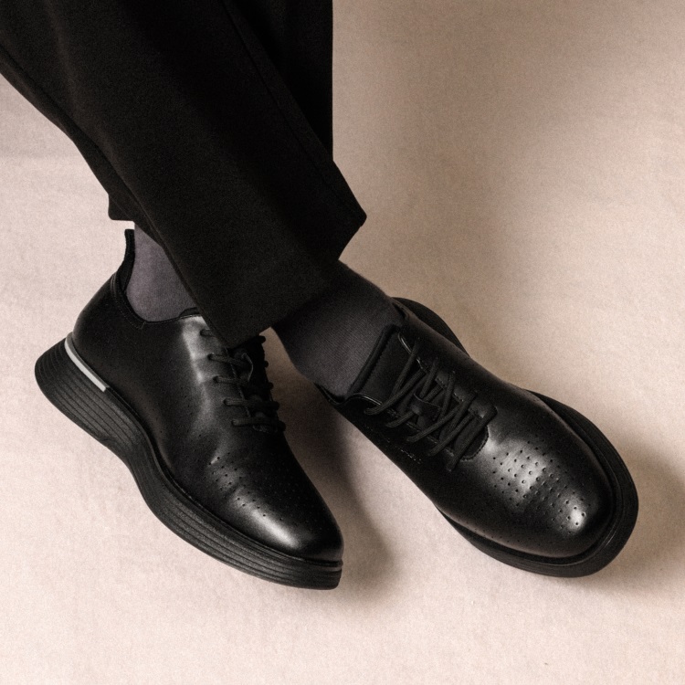 OrthoComfoot Mens Oxford Dress Shoes For Plantar Fasciitis