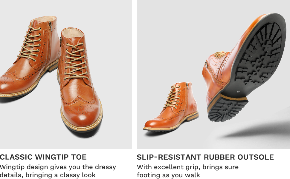 Wingtip motorcycle boots 2025
