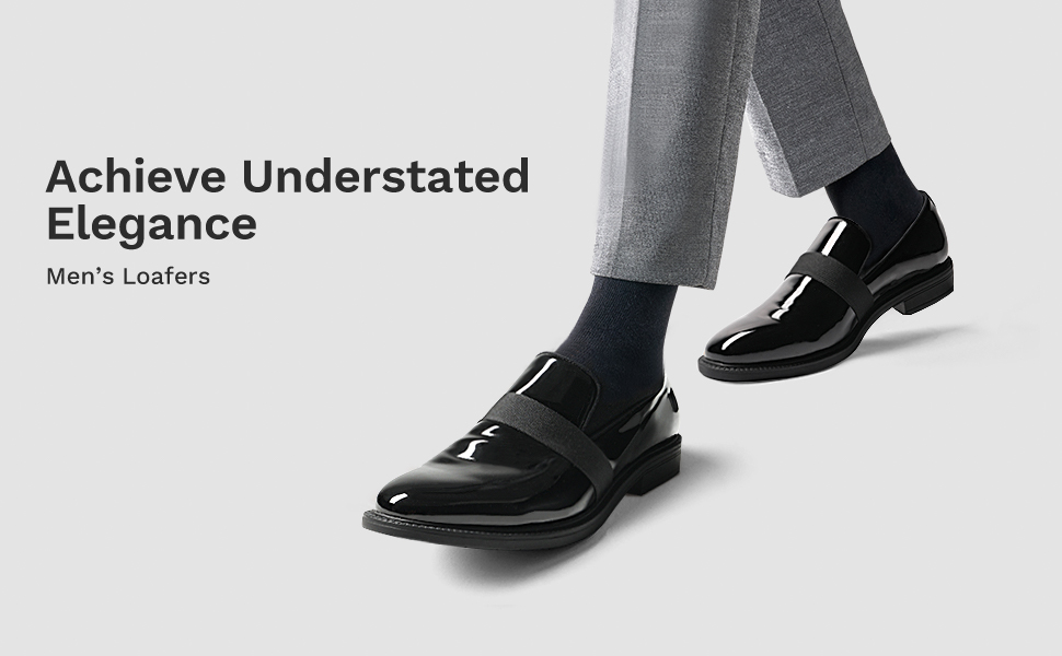 Slip on tuxedo shoes deals
