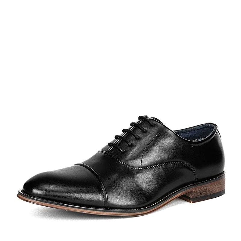 Mens black cap toe dress shoes store