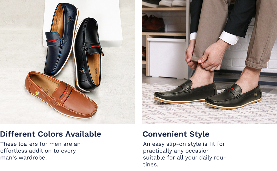 Mens moccasin driving shoes hot sale