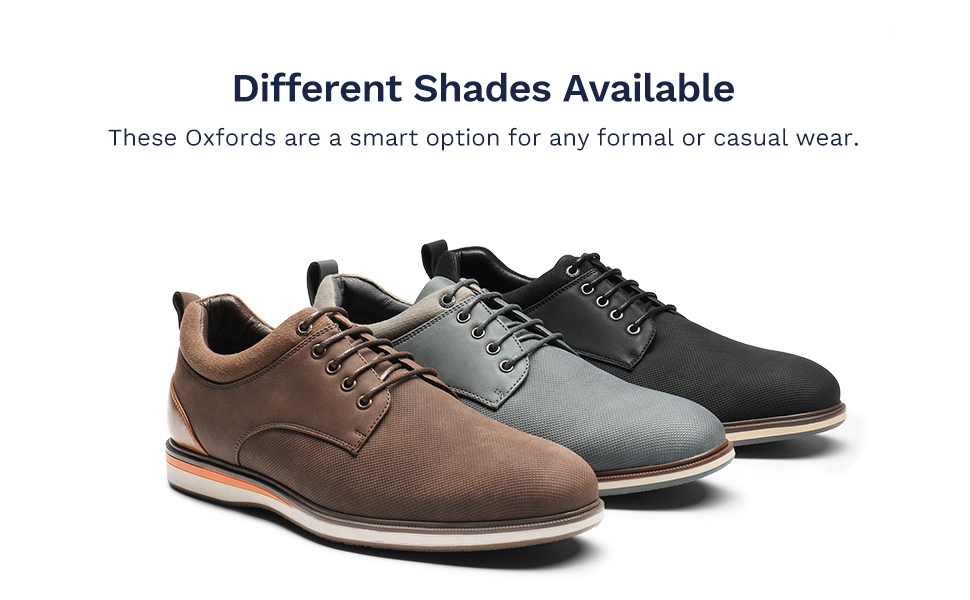 Men's Business Casual Oxford Shoes | Trendy Lace-Up with Padded