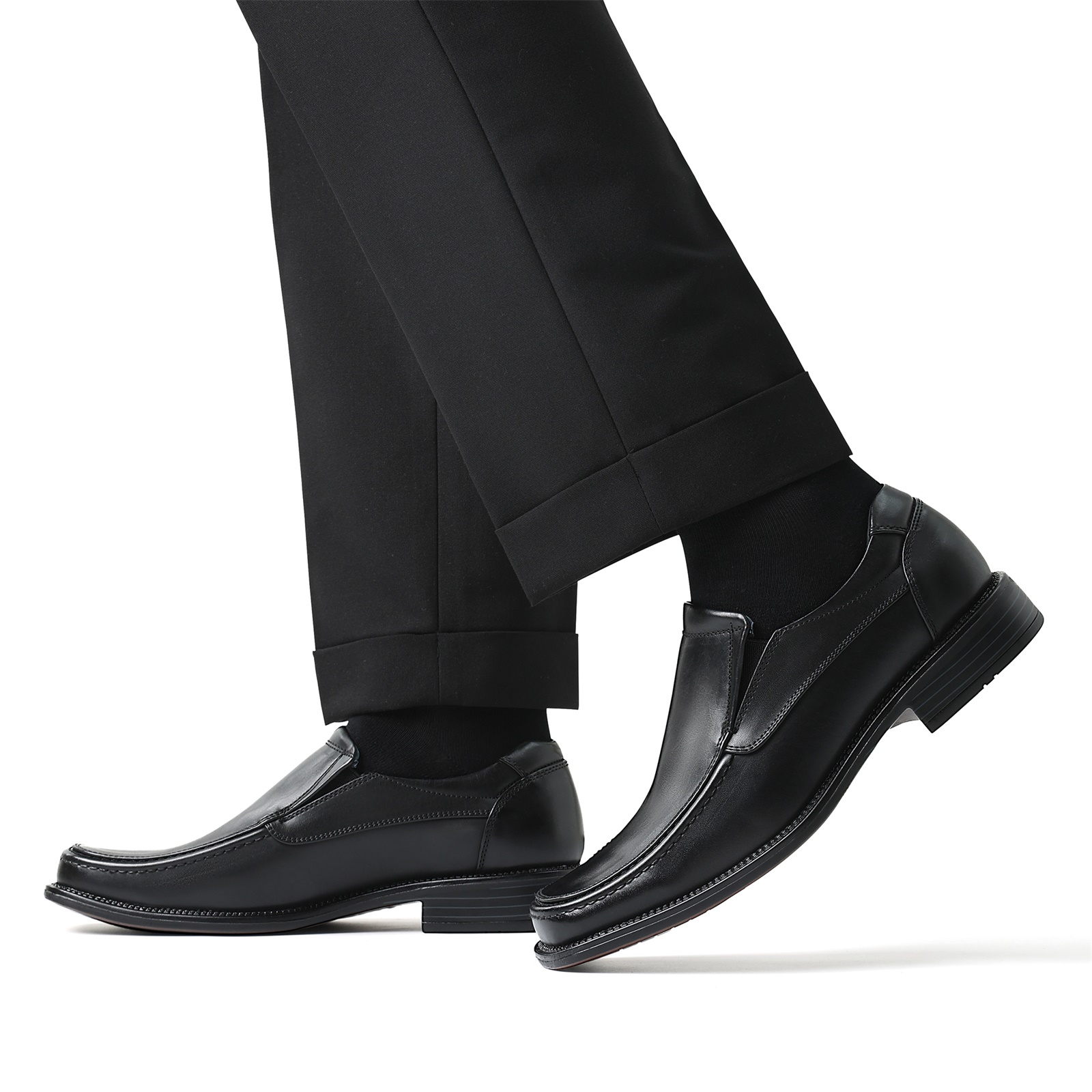 Men's Square-Toe Dress Shoes-Bruno Marc