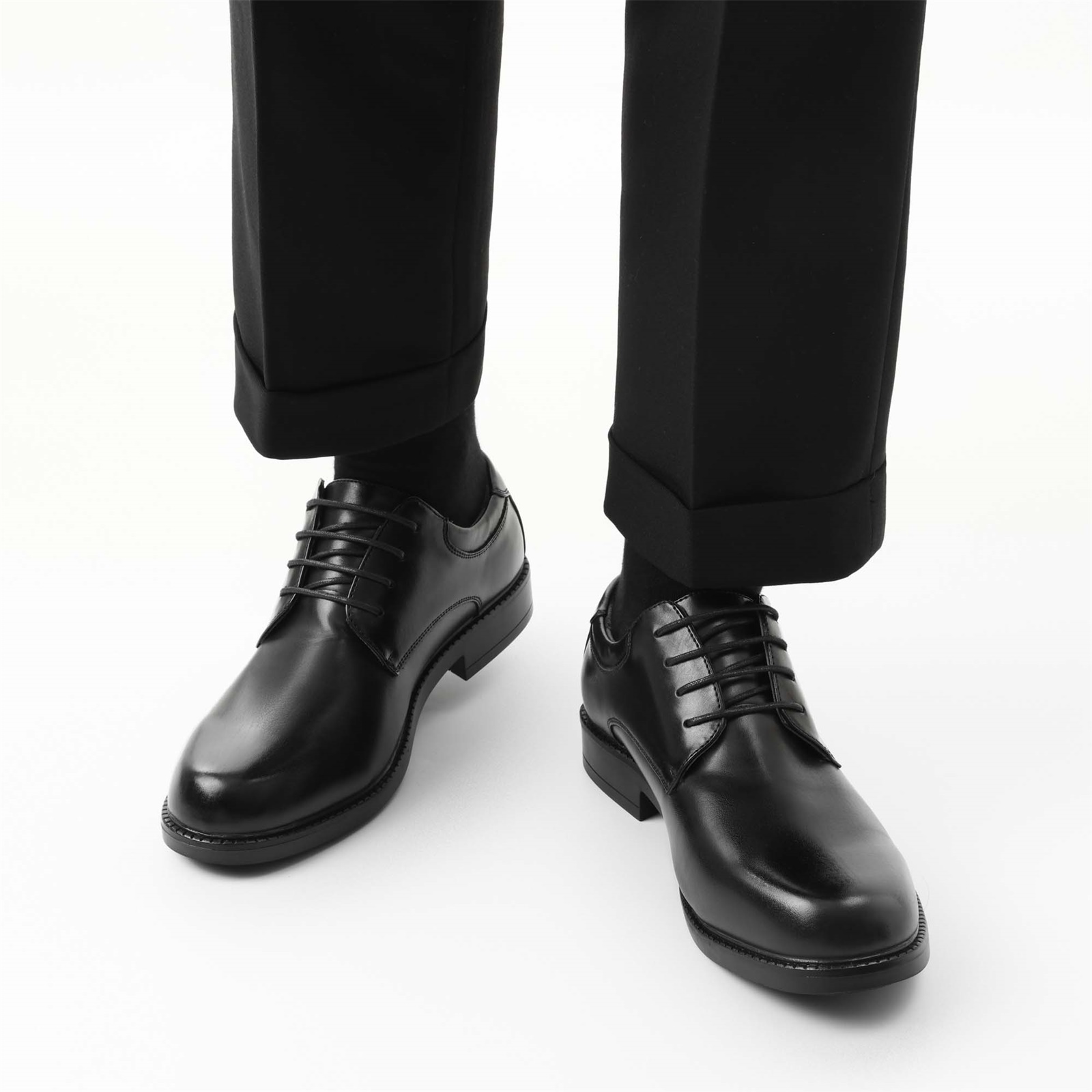 Men’s Moreschi Black Oxford Derby Tuxedo Dress Shoes Leather lace ups MORESCHI Black size 41 IT in Leather - 42308187 main image 4