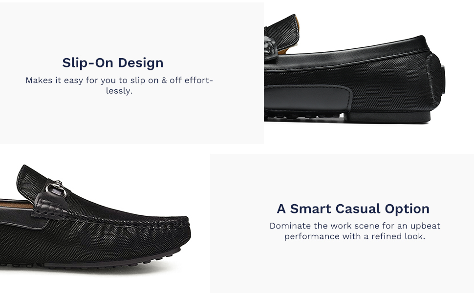 Bruno Marc New York Santoni Black Horsebit Moccasin Men’s Sz 12 BRUNO MARC Men main image 3
