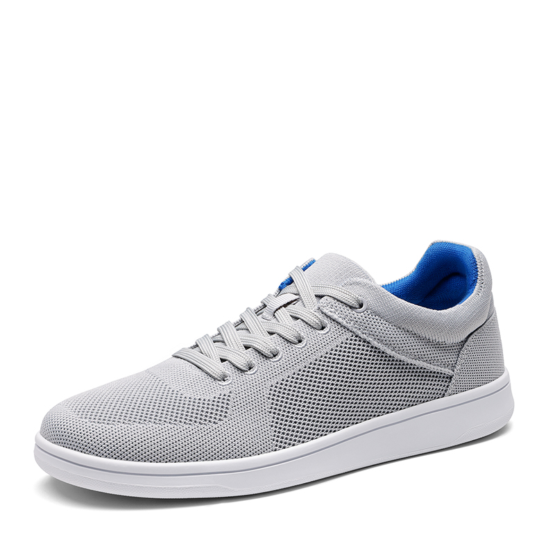 Men s Lace Up Knit Casual Sneakers Bruno Marc