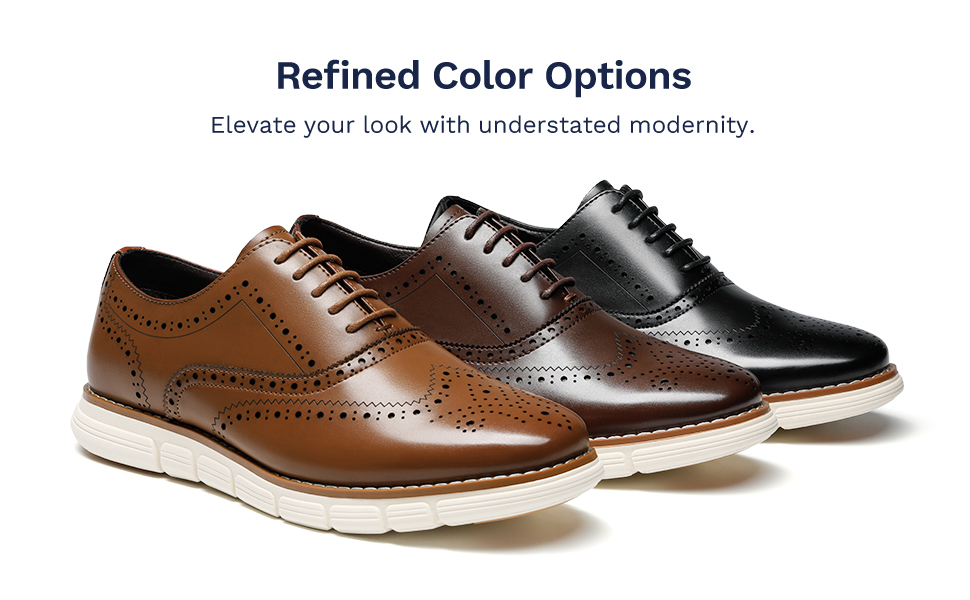 Men's Wide Fit Dress Shoes-Bruno Marc