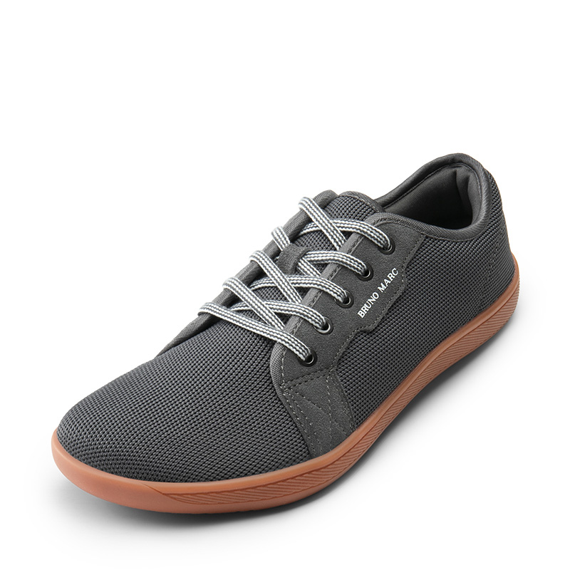 Men's Wide Toe Box Knit Walking Sneakers-Bruno Marc