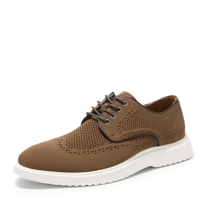 Men's Arch Support Knit Walking Sneakers-BRUNO MARC
