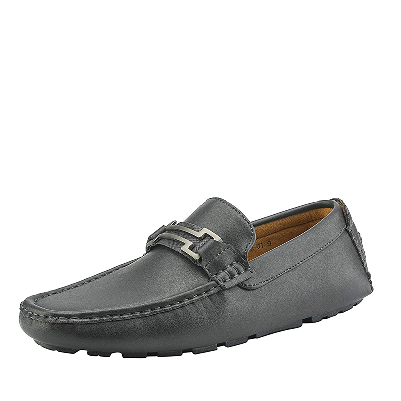 〽️Men\'s Grey Bruno Marc  Penny Moccasins Comfortable Casual Dress Loafers Amazon.com | Bruno Marc Mens Penny Loafers Moccasins Shoes  main image 2