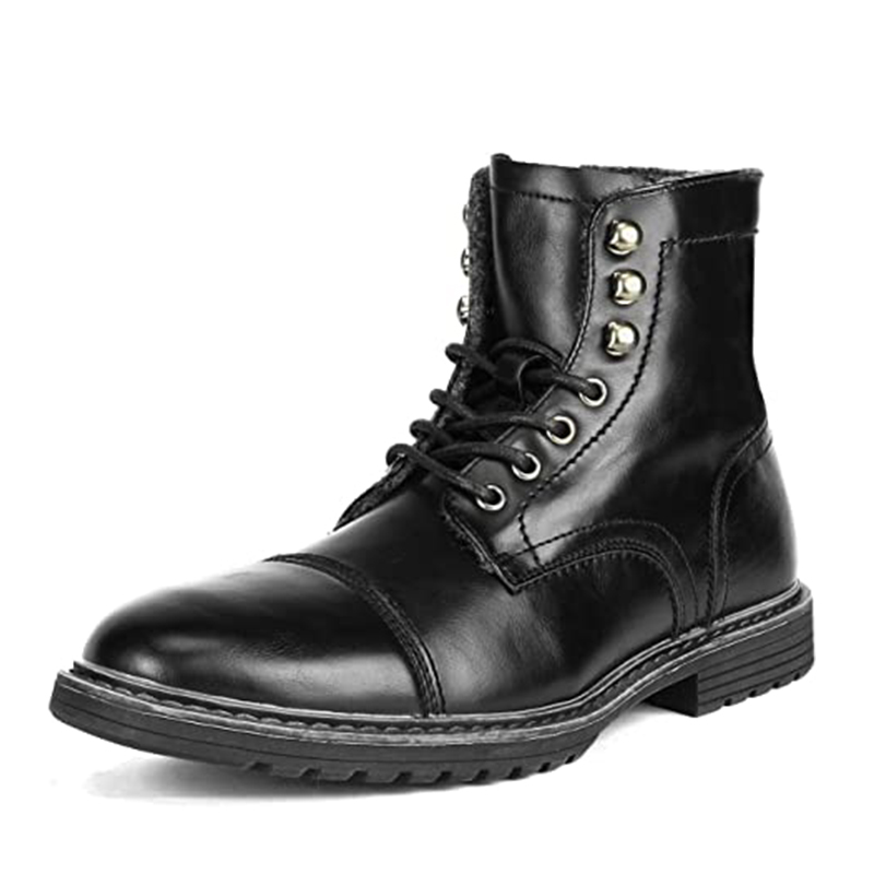 Mens black leather motorcycle boots shop