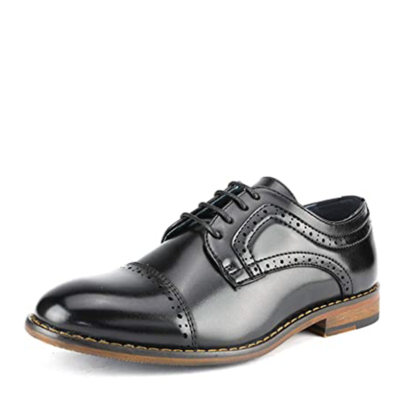 Boy s Dress Shoes in Brown and Black Brown Marc