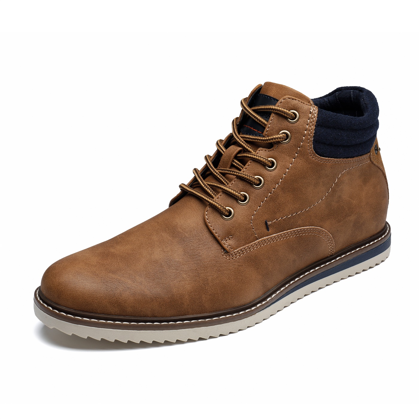 Men\'s Brown Casual Chukka Boots Motorcycle Wear Jousen Men main image 2