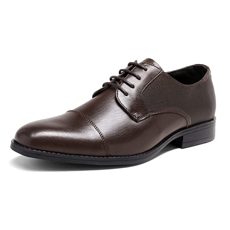 Men's Oxford Vegan Leather Dress Shoes-Bruno Marc