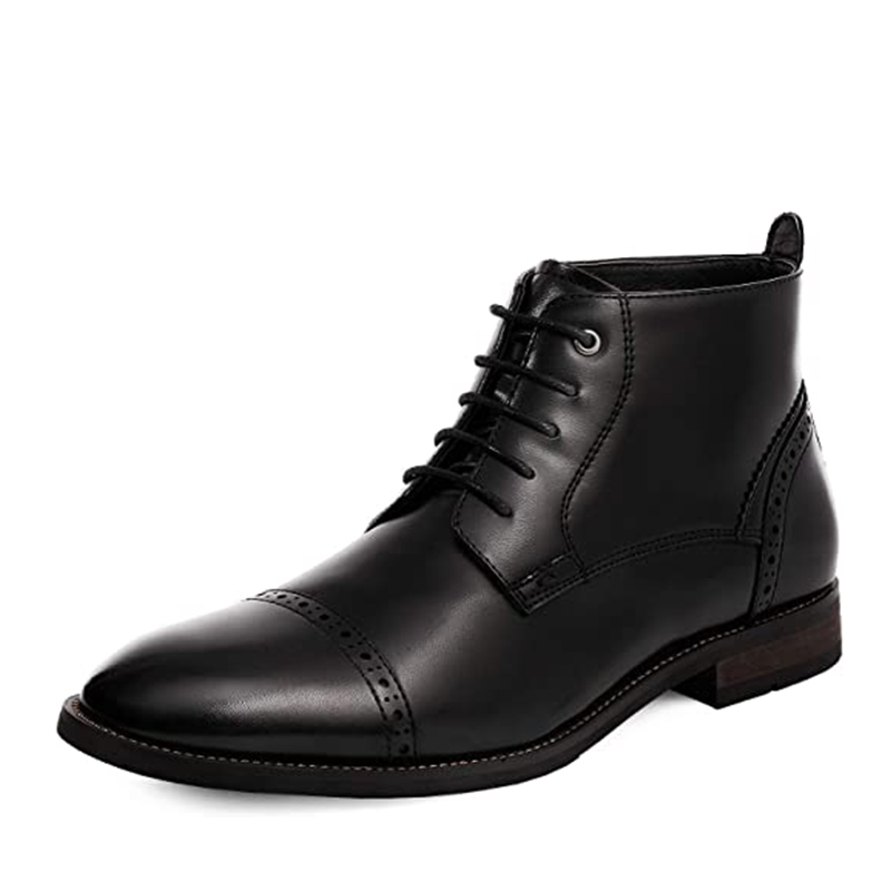 Men s Cap Toe Oxford Ankle Boots Bruno Marc