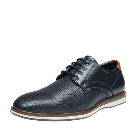Santimon Burgundy Dress Shoes For Men Sleek Pointed Toe Lace-up Derby