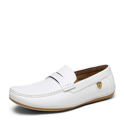 Cheap white loafers clearance