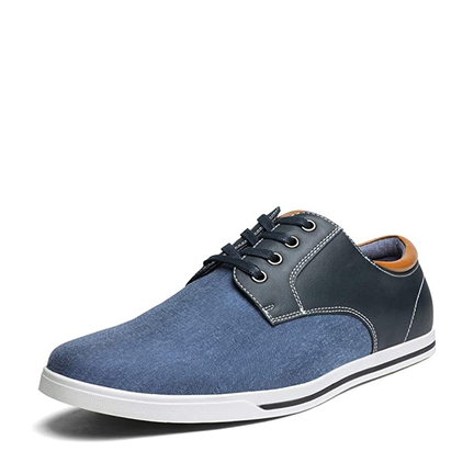 Men s Navy Blue Shoes Bruno Marc