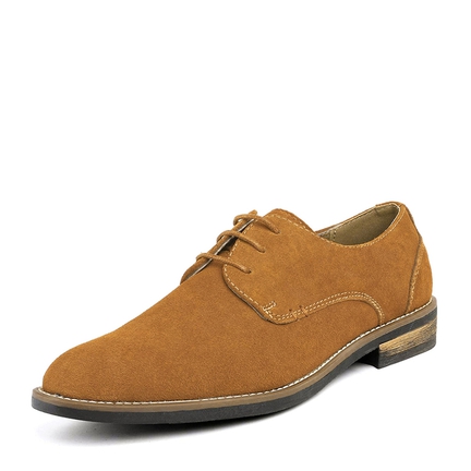 Men s Tan Oxford Shoes Bruno Marc