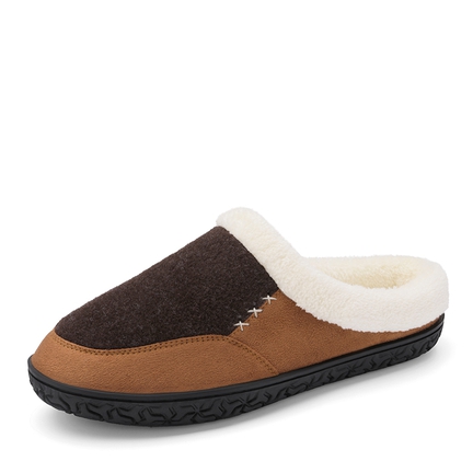 Men s Fur Slippers Comfortable Fuzzy Slippers Bruno Marc