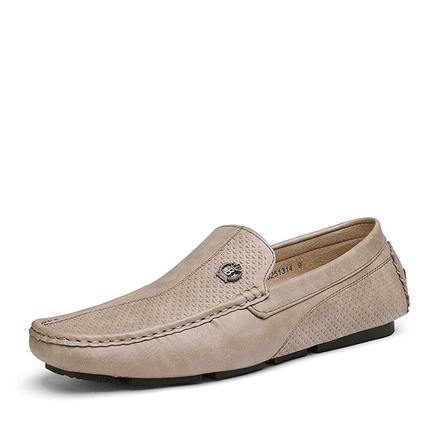 Men s Beige Loafers Bruno Marc