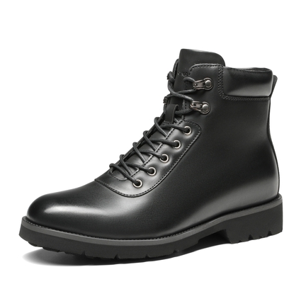 Mens black lace boots on sale