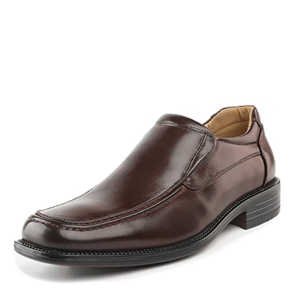 square toe brown dress shoes Dress Shoe Plain Toe Blucher Brown Antique E (Wide) / 10