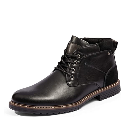 Men s Lace Up Boots Combat Chukka Boots Bruno Marc