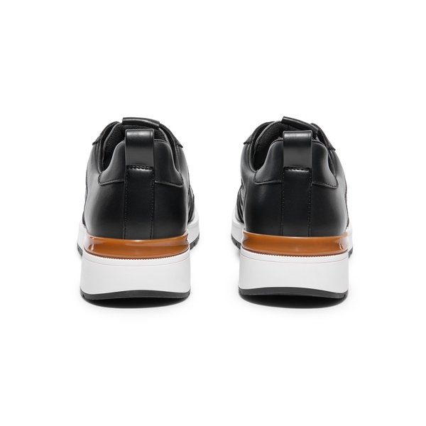 Men's Cushioned Fashion Sneakers - GREY/BLACK - 4