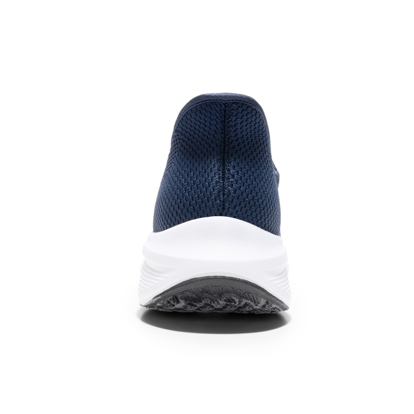 Men's Comfortable Slip-On Walking Sneakers - BLUE - 4