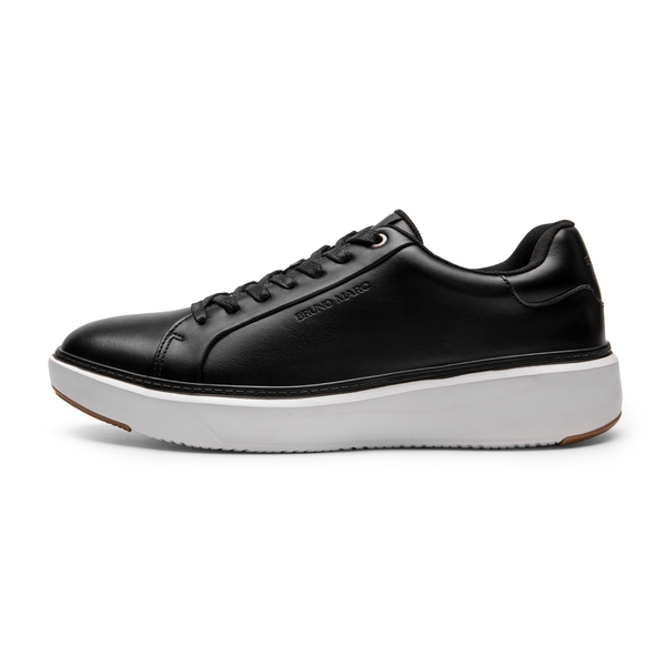 Men's Comfortable Smart Casual Sneakers - BLACK - 1