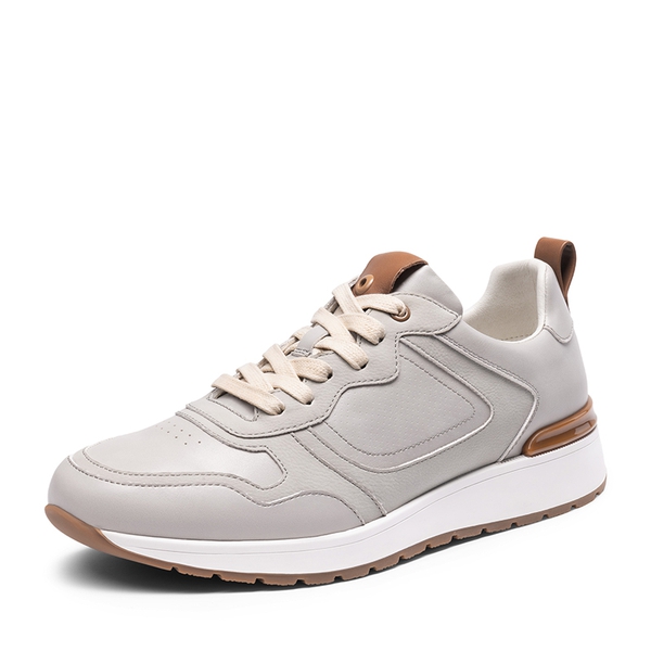 Men's Comfort Lace-Up Cushioned Sneakers - GREY -  0