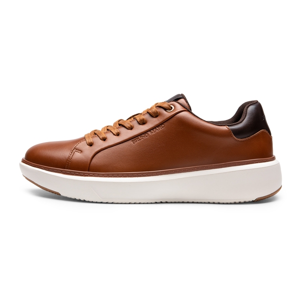 Men's Comfortable Smart Casual Sneakers - BROWN - 1