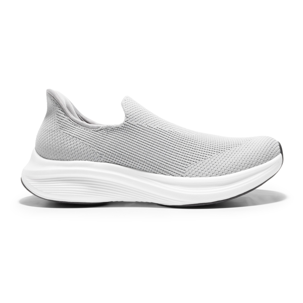 Men's Comfortable Slip-On Walking Sneakers - GREY - 1