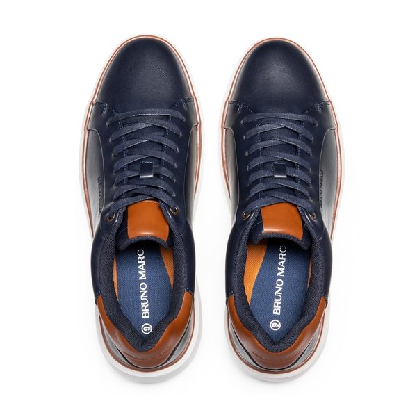 Men's Comfortable Smart Casual Sneakers - NAVY - 1